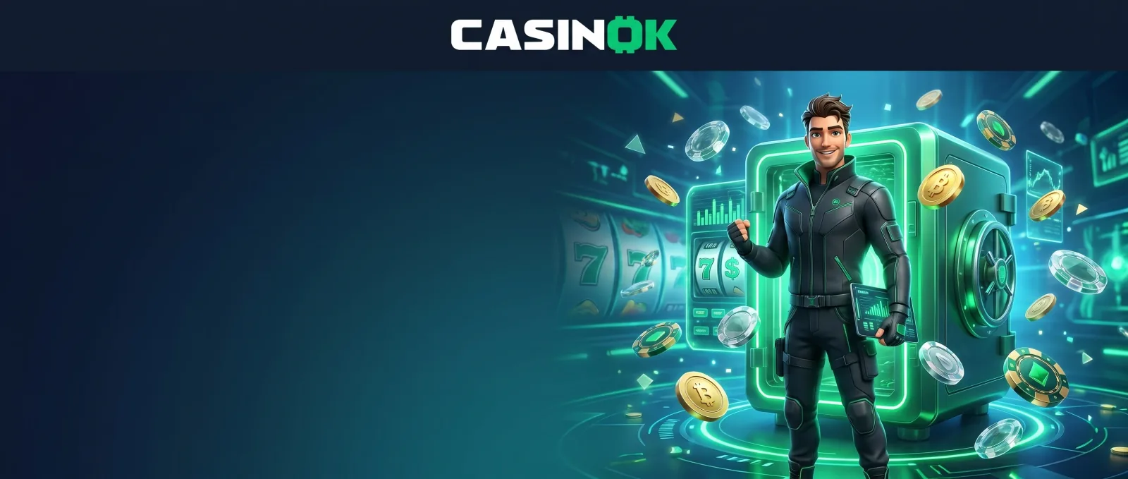 CasinOK — zielony sejf z nagrodami